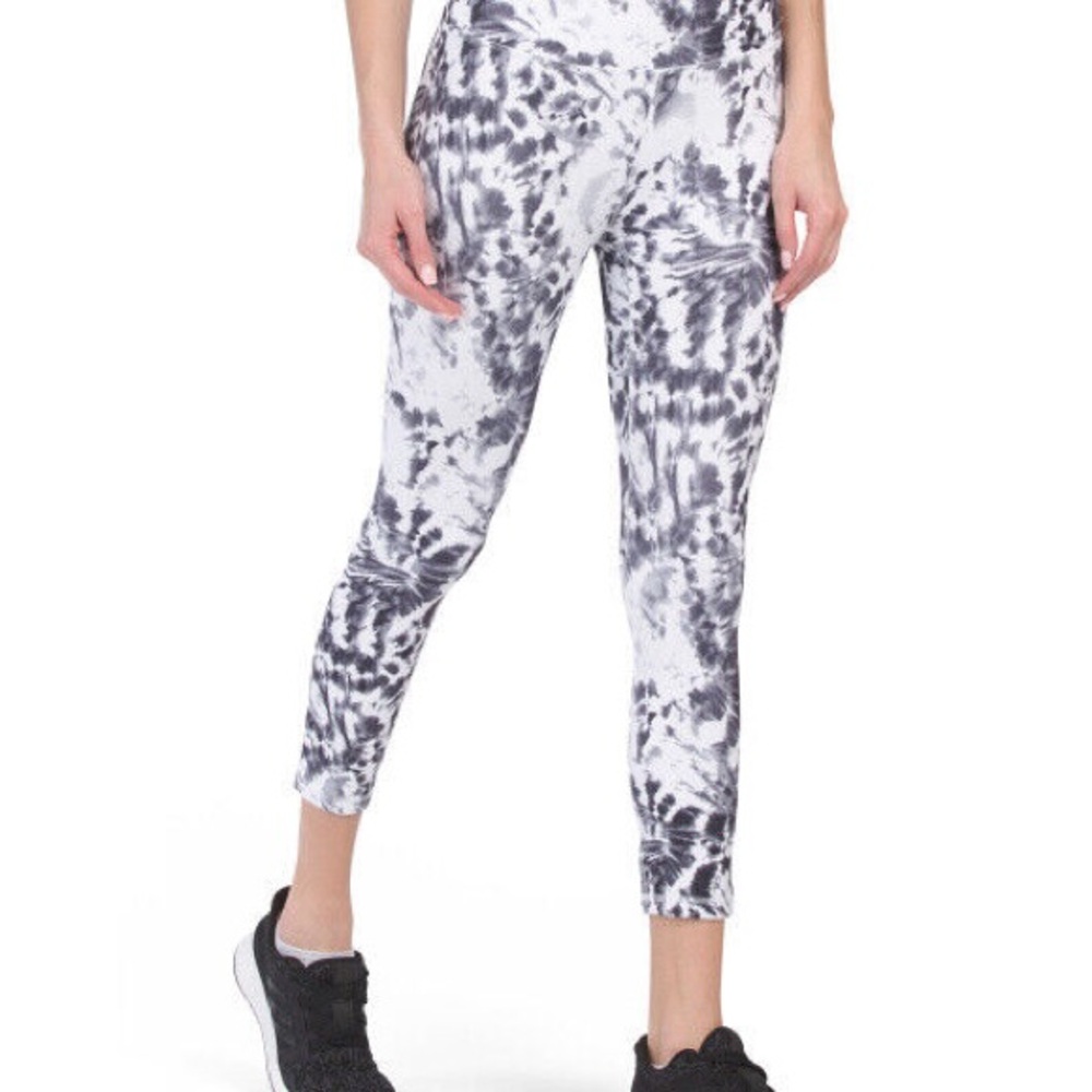 1. $58 RBX Women Capri legging Medium Black Tie Dye MRSP